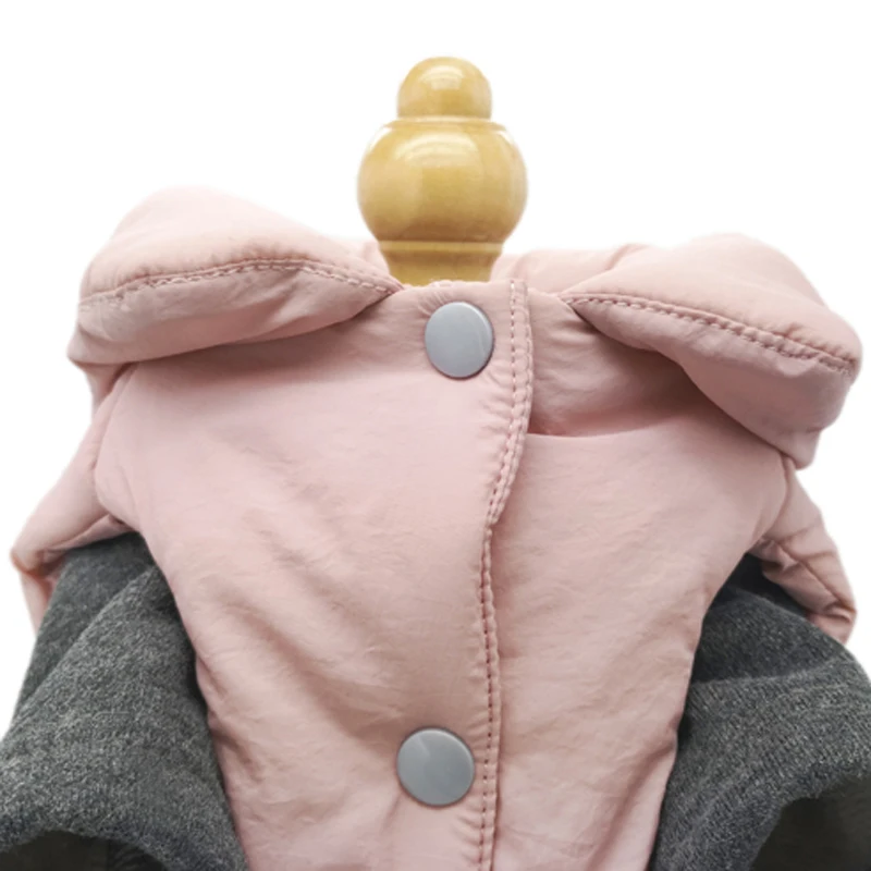 Ambaby осенне-зимняя одежда для домашних животных с капюшоном 4 брюки с широкими штанинами, теплые пальто, куртки для собак, одежда для собак для маленьких средних и больших размеров, Размеры Домашние животные, собаки и кошки