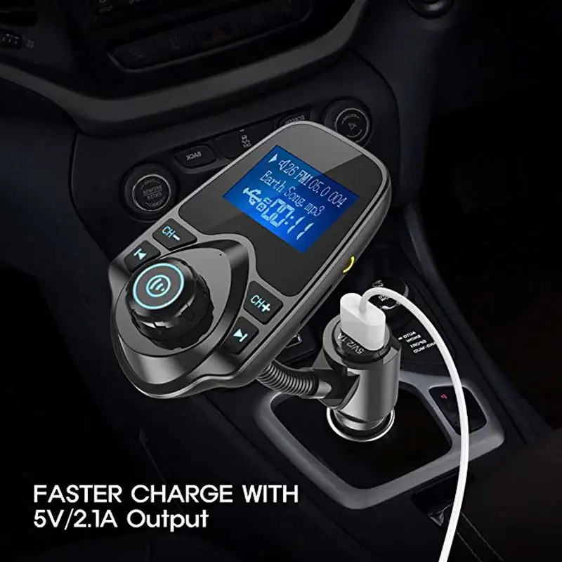 Bluetooth автомобильный fm-передатчик аудио адаптер приемник Беспроводной комплект
