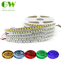 dc12v led strip light 5054 waterproof flexible led lights neon ribbon 120ledsm high brightness 12v smd 5050 rgb diode tape 5m