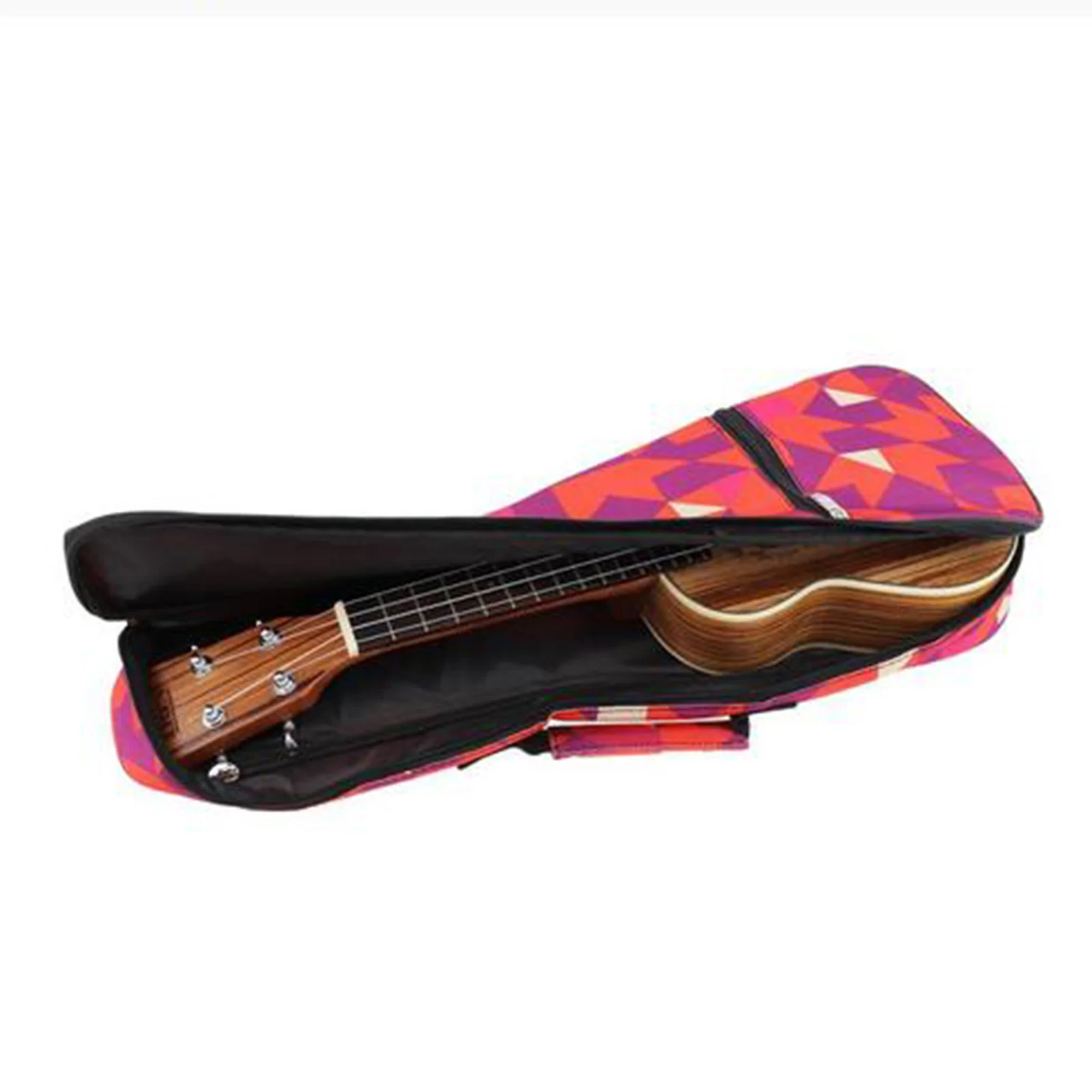 Double Strap Hand Folk Ukulele Carry Bag Cotton Padded Case For 21/23/26'' Mini Guitar Parts | Спорт и развлечения