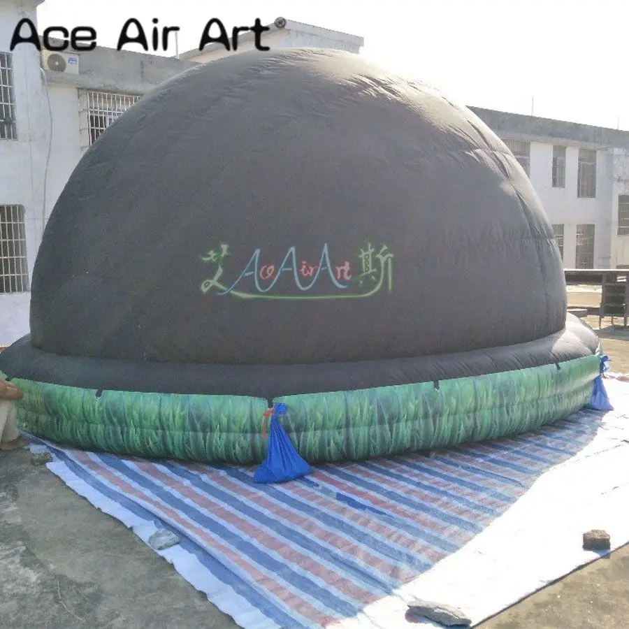 Гигантская надувная купольная палатка в форме божьей коровки Планетарная