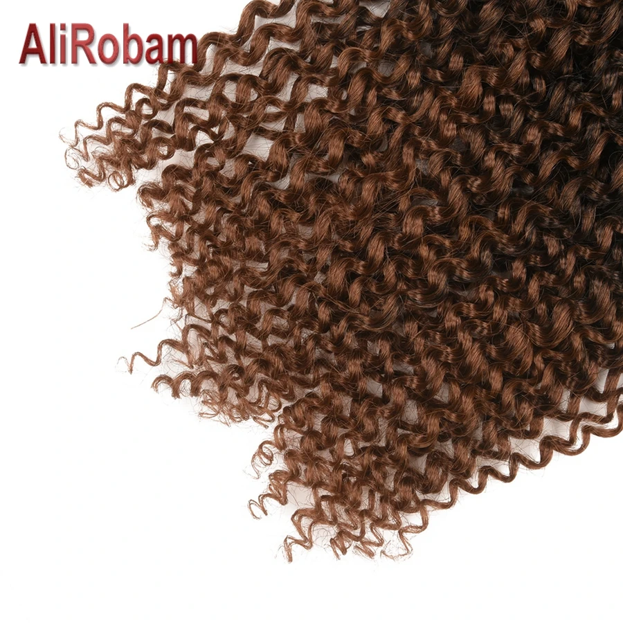 Омбре черный коричневый синтетический страсть твист вязание крючком плетение