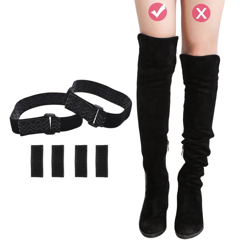 New Women Shoelaces Boots Belt Strap Shoe Laces for Lock Holding Loose Boot Belt Adjustable Adhesive Tape Shoes Accessories
