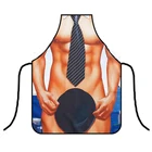 Женский креативный 3D смешной фартук Super Hero кухонный фартук для мужчин и женщин сексуальные фартуки водонепроницаемый детский фартук для уживечерние