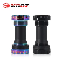 mountain bicycle bottom bracket bb68 73mm middle axle press in type mtb road bike lower bracket parts central movemnt bb axis