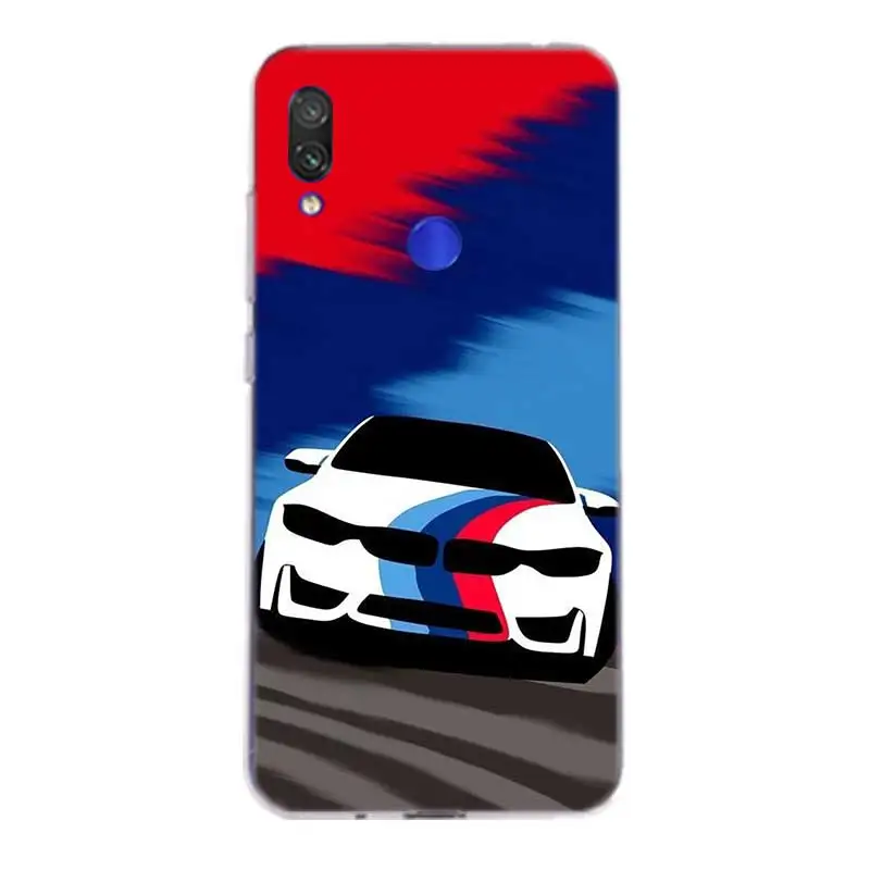NO.5 Красивая Супер спортивный автомобиль чехол для спортивной камеры Xiao mi Red mi Note 7 6 Pro 5 4 4X K20 7A Y3 S2 5A 6A Xio mi A3 CC9 CC9E F1 9T 9 SE 8 A2 - Цвет: NO.5
