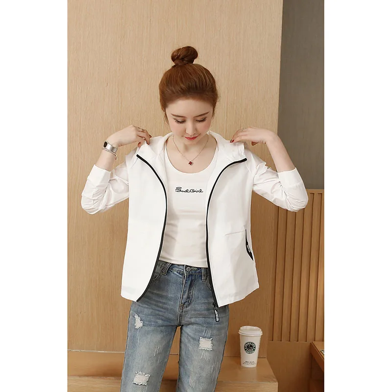 

Jacket female spring and autumn 2019 new Korean version of the small loose loose jacket jacket short coat tide A400