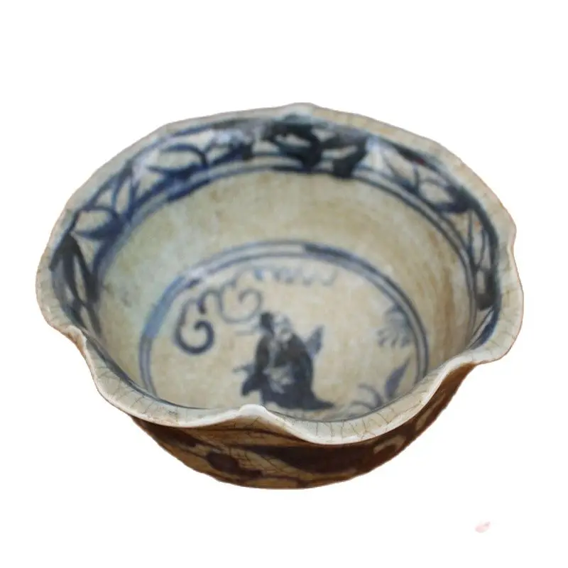 

Porcelana Antigua China Adornos Azul y Blanco Cuenco