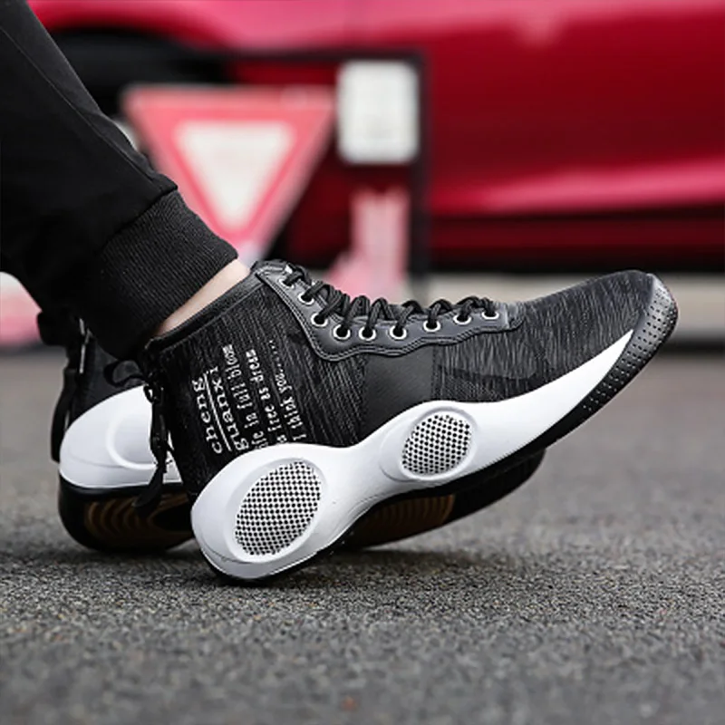 Для мужчин баскетбольные кроссовки на открытом воздухе Атлетическая спортивная