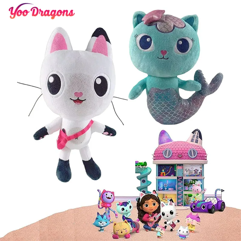 Игрушечный домик для кукол Gabbys мягкая плюшевая кошка с лапами рождественский