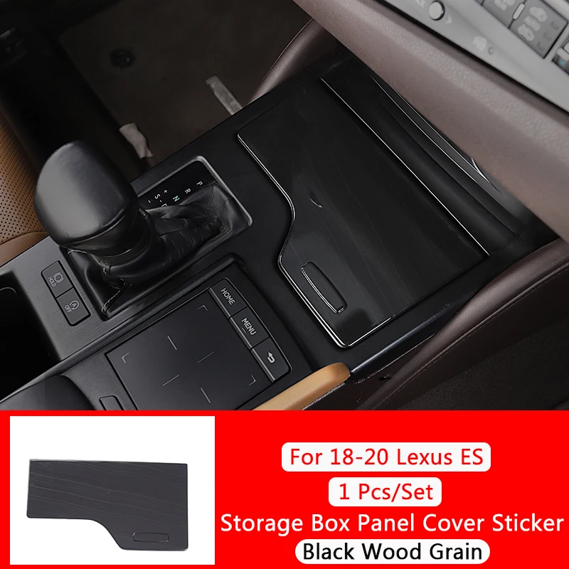 

TAJIAN черное дерево, АБС-пластик, внутренние молдинги, ящик для хранения, декоративная крышка, панель шестерни, декоративная рамка для Lexus ES 200 260 300H18-23