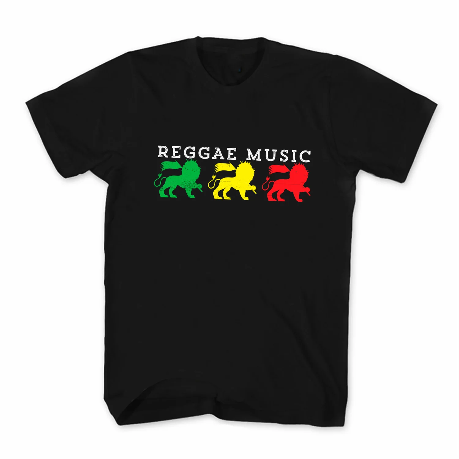 

Reggae Music Lion by Judah Rasta T-shirts. Summer Lasting Charm Men T-shirts New S-3XL