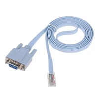 rj45 male to db9 rs232 female 1 5m 4 9ft network console cable adapter converter for cisco switch router