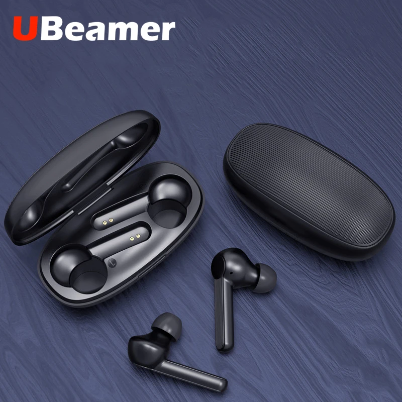 Беспроводные наушники Ubeamer TWS с микрофоном гарнитура шумоподавлением и сенсорным