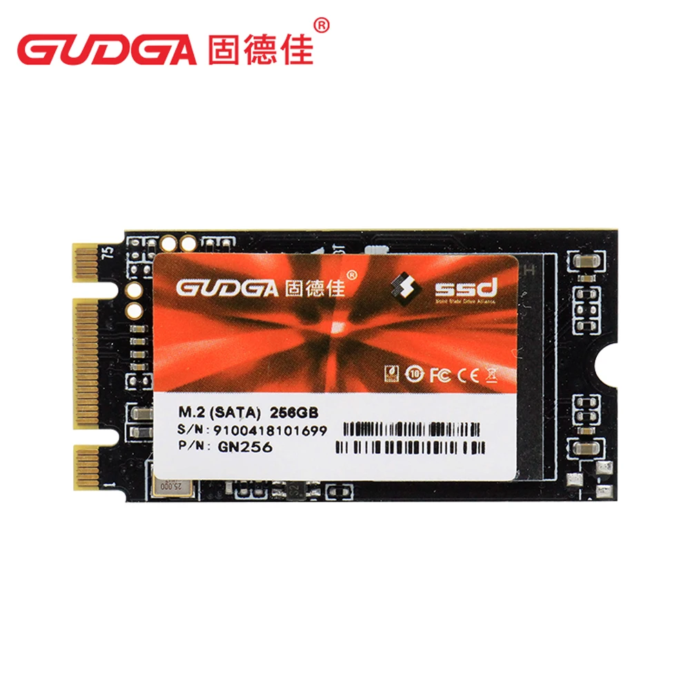 Горячая Распродажа GUDGA M.2 SSD 60 Гб 128 ГБ 256 512 M2 SATA NGFF 2242 HDD для компьютера ноутбука
