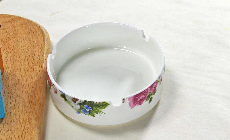 Пепельница из костяного фарфора керамический пепельница для украшения стола