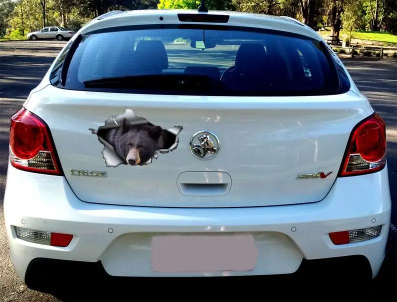 

2021 Bear sticker , car decoration, car sticker , Vinyl decal, black bear