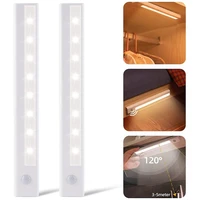 led closet light pir motion sensor under cabinet lights battery operated for bedroom wardrobe cupboard stairs wall lighting lamp