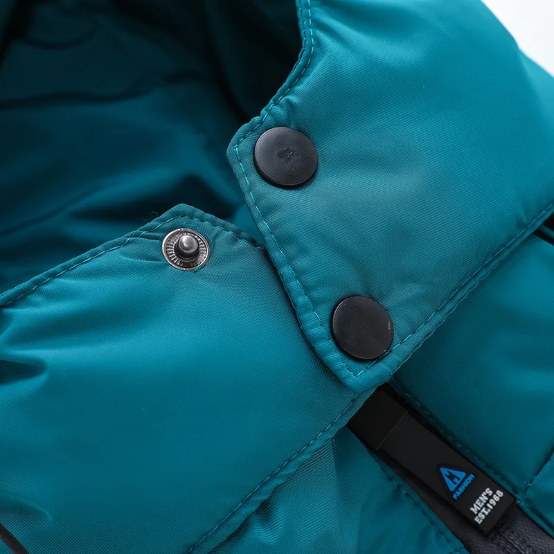 Новый мужской жилет с капюшоном спиннинг хлопок Повседневный Осень Зима тонкая