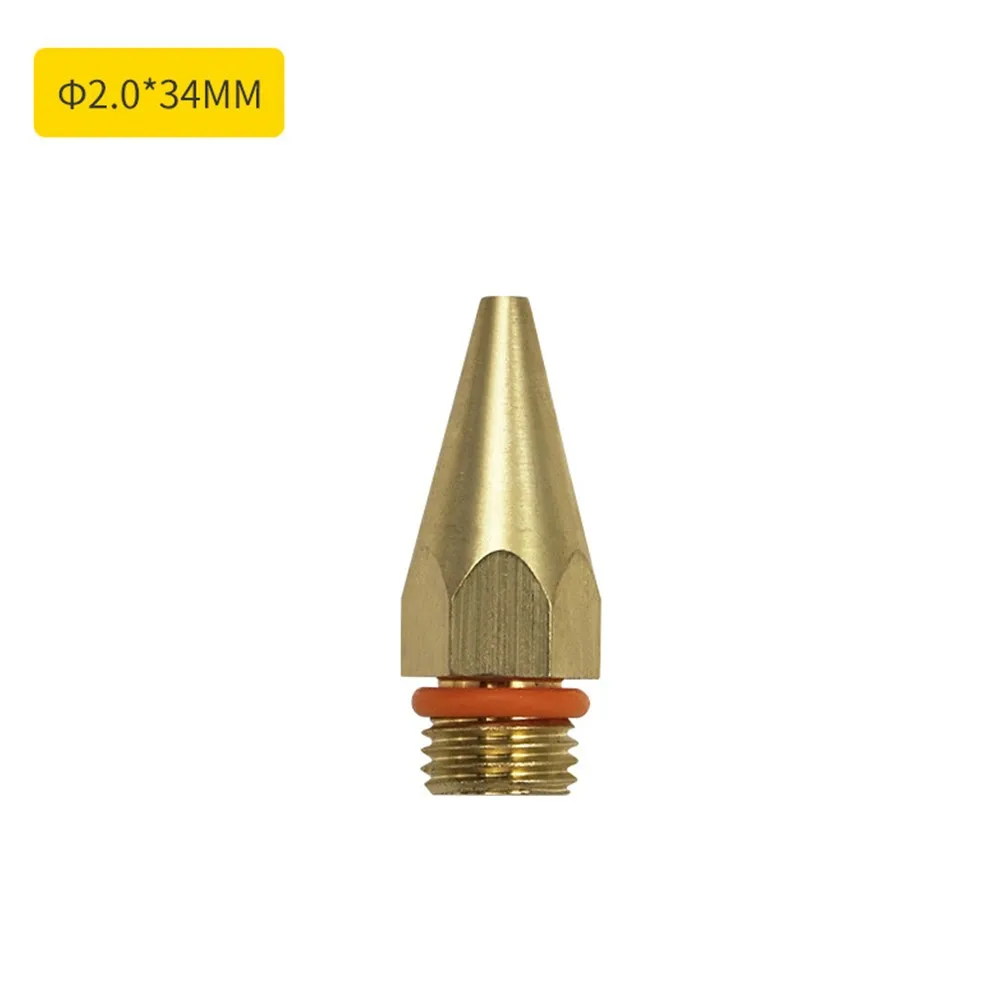 

1PC Hot Melt Glue Stick Nozzle 11mm Pure Copper Small-bore Long Short Large 2.0x50mm For Welding Soldering Tools