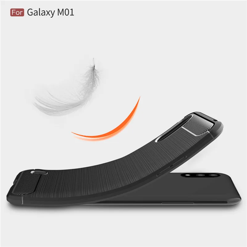 

For Samsung Galaxy Note 20 Case Carbon Fiber Full Shockproof Silicone Armor Case For Galaxy A01 A11 M01 M11 A21 A21s Note 20