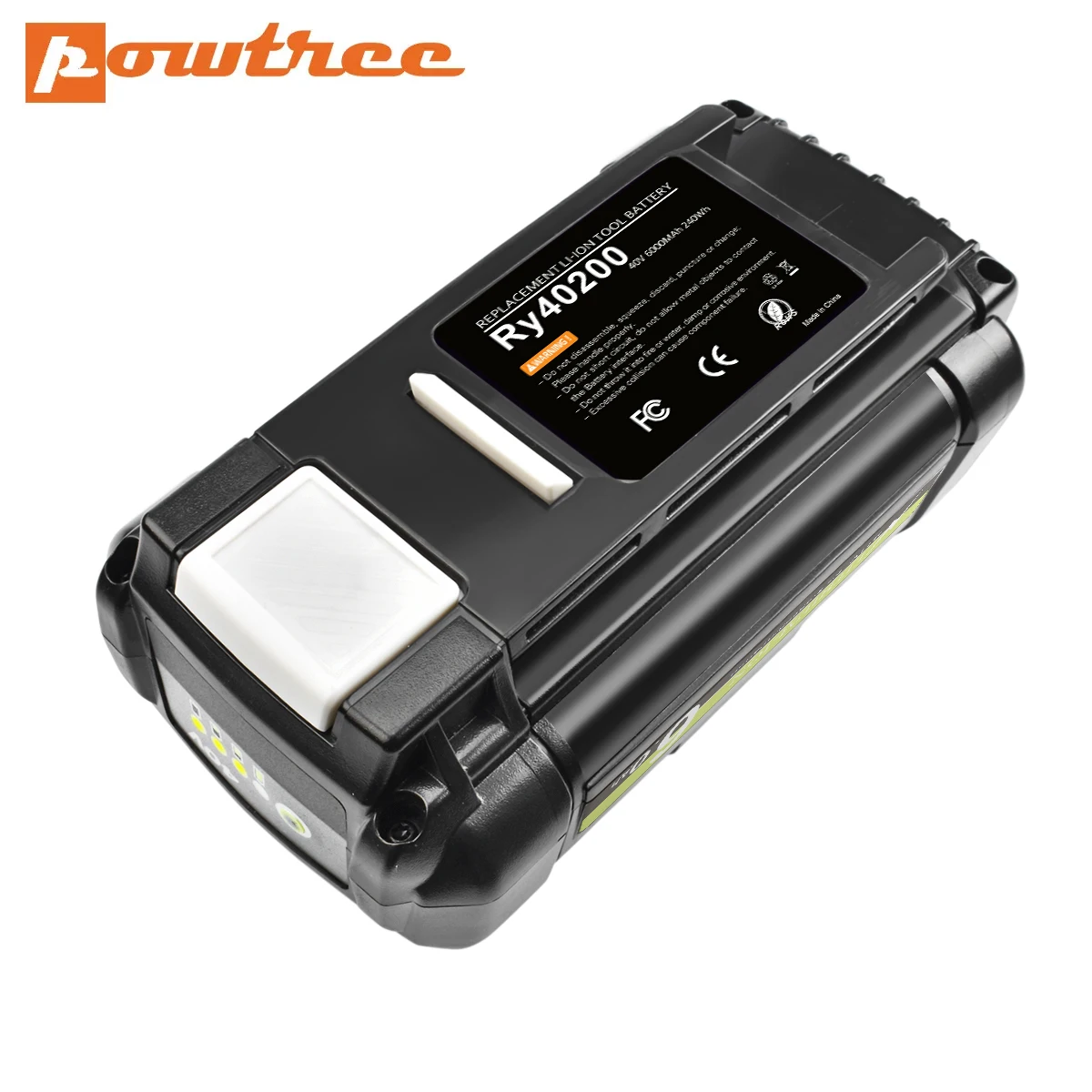 Сменный литий-ионный аккумулятор Powtree для Ryobi 40 в OP4050 6000 мАч аккумуляторы триммера