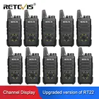 Портативная мини-рация RETEVIS RT22S, 2 Вт, 10 шт., UHF VOX, скрытый дисплей
