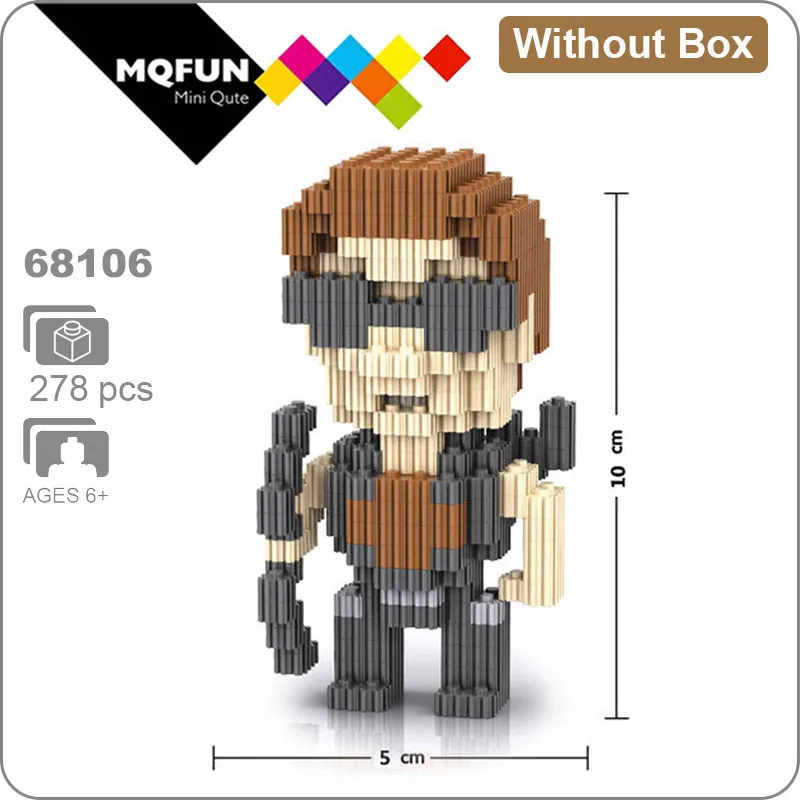 68106 Without Box Linkgo Мститель супер герой Железный человек Человек-паук танос фигурки мини строительный блок кирпичи Сборная модель обучающая игрушка - Цвет: 68106 Without Box