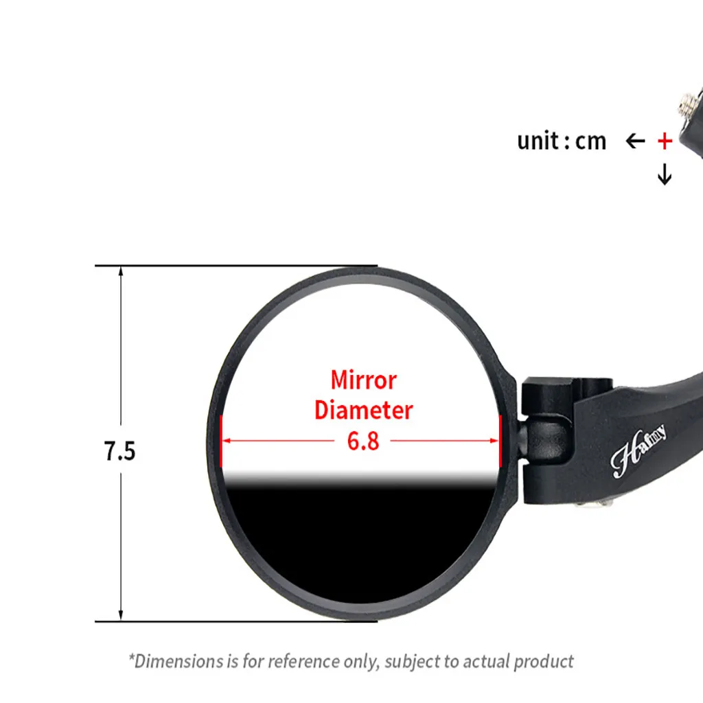 

Universal Bike Bicycle Cycling MTB Mirror Handlebar Quality Bike Bicycle Handlebar Flexible Rear Back View Rearview Mirror