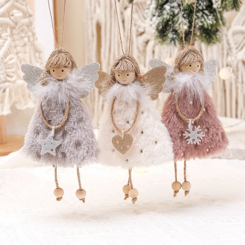 

Christmas Angel Doll Pendant Christmas Tree Hanging Ornaments New Year Gift Decor Christmas Decorations for Home