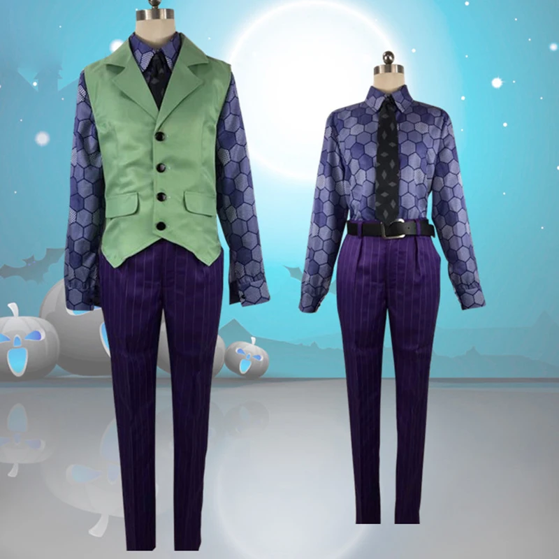 Move летучая мышь для мужчин Темный рыцарь костюм Джокера Хит Леджер рубашка