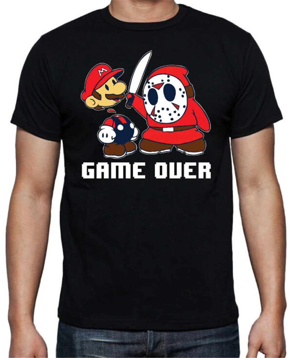 Супер Марио Джейсон смешная игра более чем пятница 13th фильм ужасов 80 черная