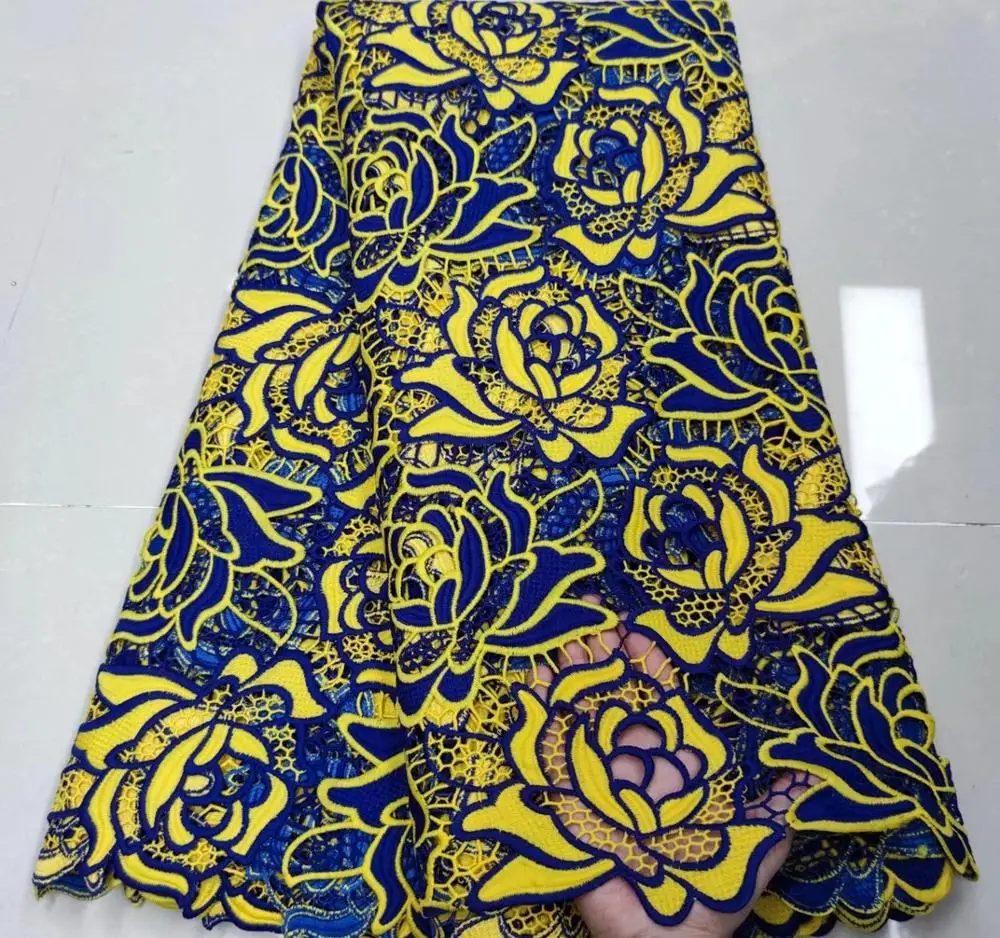 

Новое поступление Африканский тюль французская вышивка гипюровый шнур кружевная ткань Африканская кружевная ткань для нигерийской свадеб...