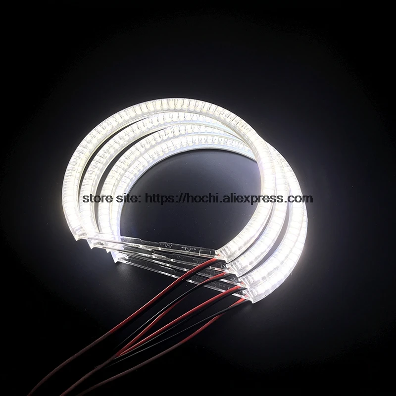Ultra bright SMD white LED angel eyes 1600LM 12V halo ring kit for Toyota X100 Chaser 1996 1997 1998 1999 2000 2001 | Автомобили и