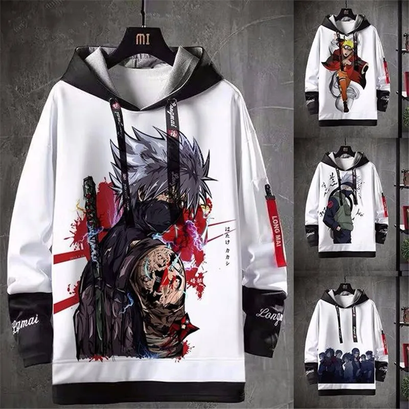 

Print Hoodie Men Women Autumn Winter Sweatshirt Harajuku Japan Hoodie Coats Streetwear Hip Hop Cartoon Hoodie Boys