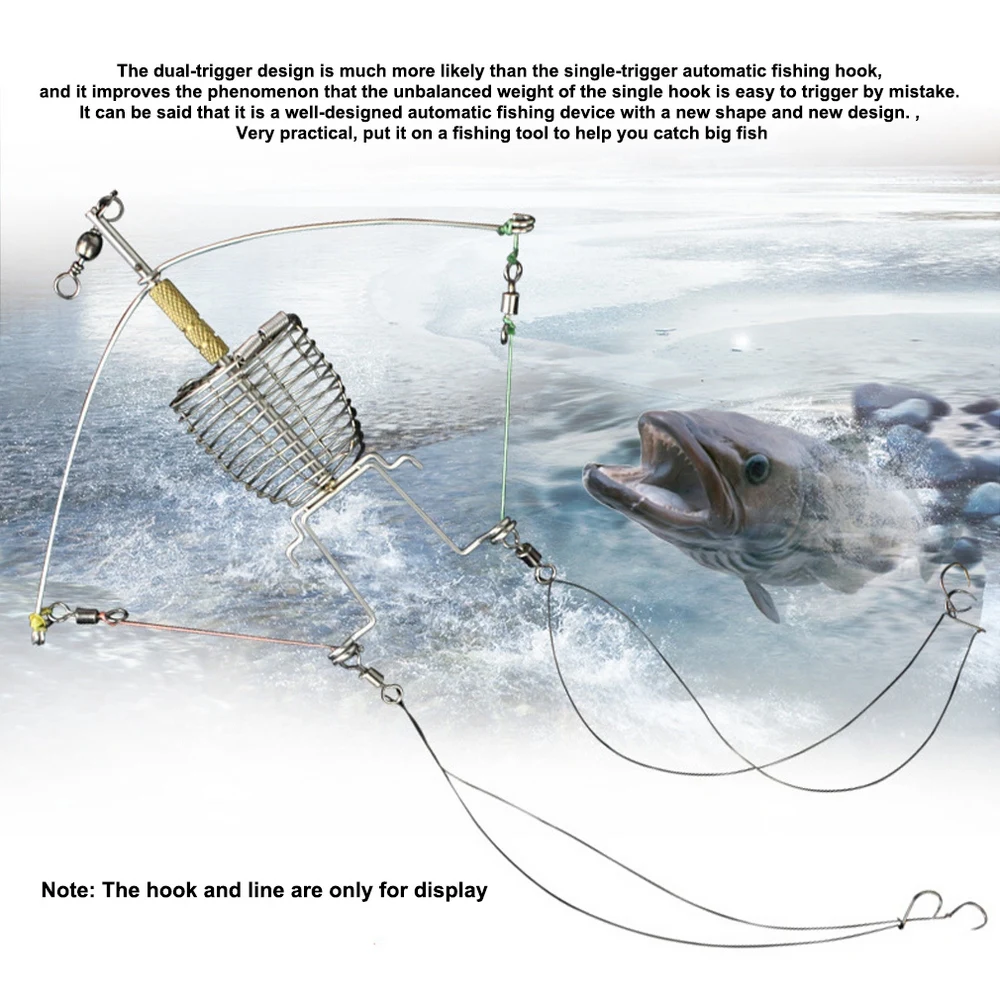 Инструмент из нержавеющей стали переносной для рыбалки металлическая