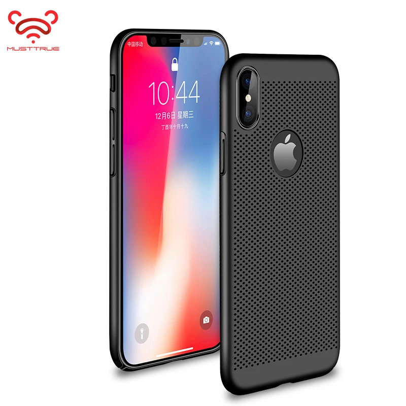 Ультратонкий чехол MUSTTRUE для телефона iPhone 6 6s 7 8 Plus 5 с отводом тепла X XS MAX XR жесткий