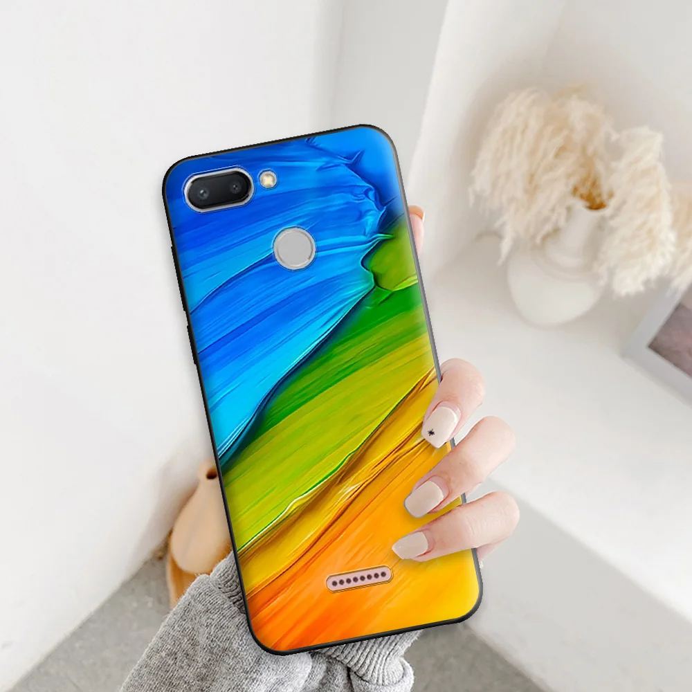 Case For Redmi 6 Case Redmi 6 Cool Fashion Pattern Silicone Soft Cover For Xiaomi Redmi 6 Case TPU Bumper on Redmi 6 Redmi6 Capa