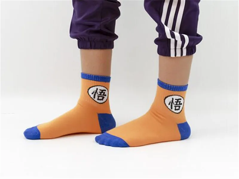 Носки унисекс из хлопка с аниме Драконий жемчуг Z 4 пары | Тематическая одежда и