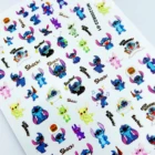 Наклейка для дизайна ногтей Disney, Стич Микки и Минни, Дональд Дак тигр, роскошная мультяшная аниме наклейка для ногтей ручной работы сделай сам