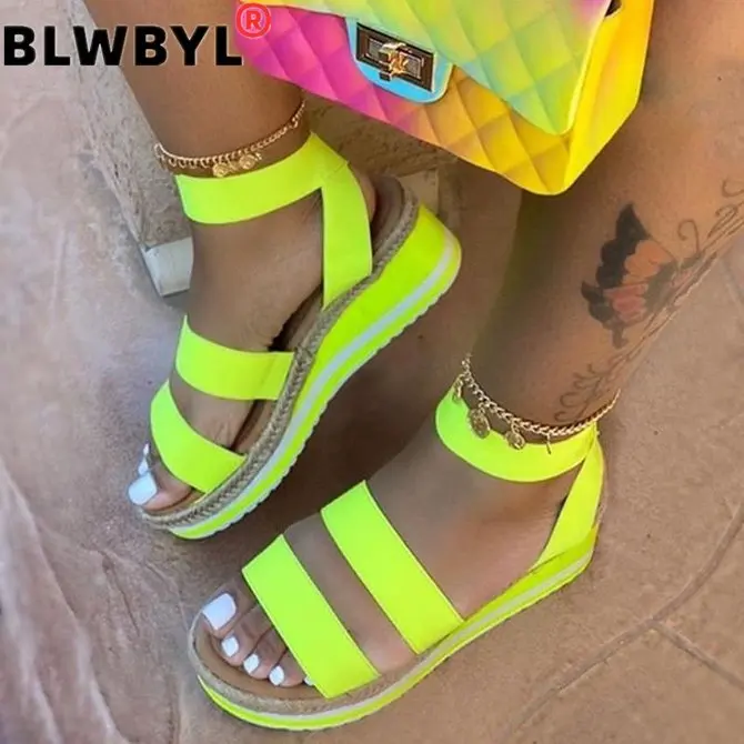 

Women Shoes Platform Sandals Thick Bottom Ladies Sandals Peep Toe Beach Chaussures Femme Platform Sandals Summer Shoes Woman