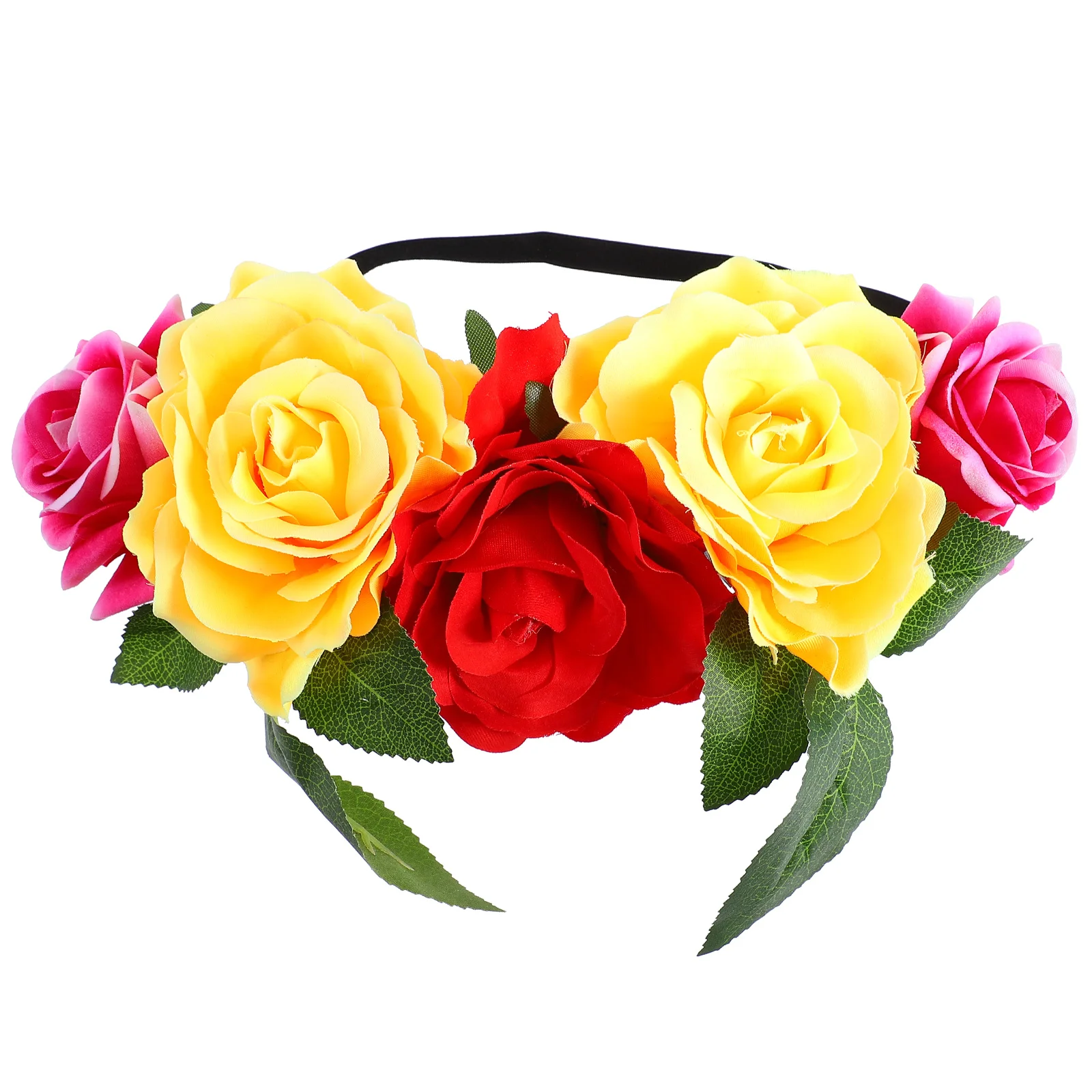 

Elastic Rose Flower Hairband Headband Cosplay Costume Prop Gift