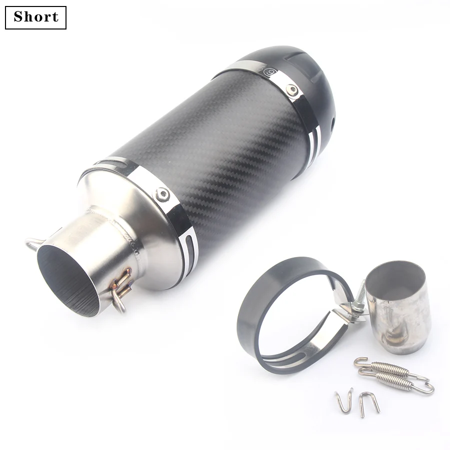 Выхлопная труба для мотоцикла глушитель из углеродного волокна 51 Cafe Racer Yamaha Nmax Honda