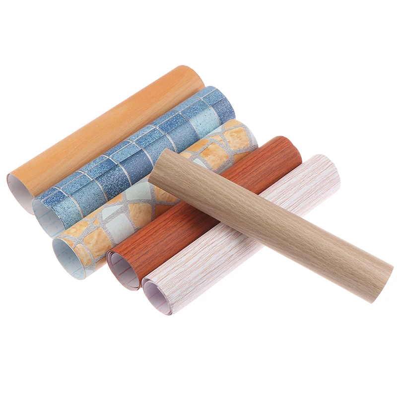 

Modern Waterproof Wood Wallpaper Roll Self Adhesive Contact Paper Doors Cabinet Desktop Furniture Decorative Sticker 45*20cm