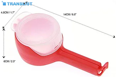 

New Seal And Pour Food Storage Bag Clip Seal Pour Food Storage Bag Clip Snack Sealing Clip Keeping Fresh Sealer Clamp Plastic