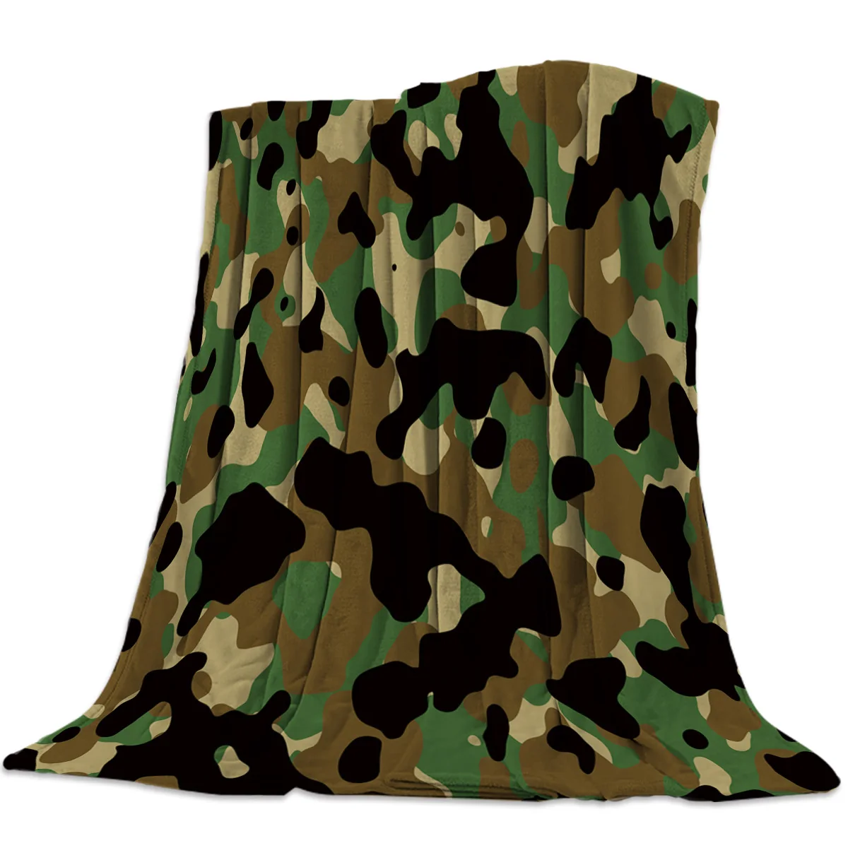 

Фланелевое флисовое покрывало для путешествий, индивидуальное флисовое прочное удобное покрывало для кемпинга и пикника в общежитии