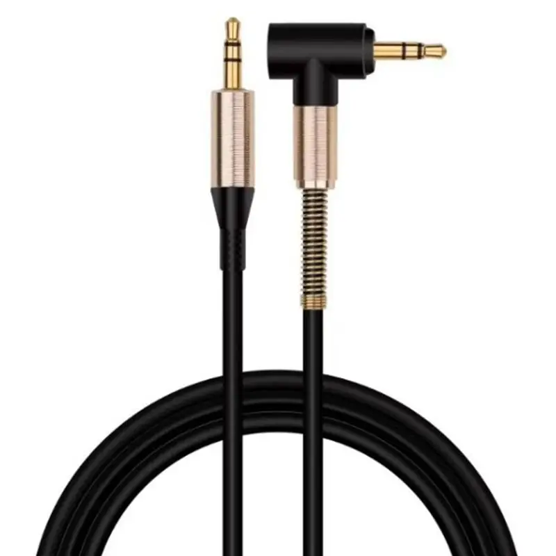 RISE-3.5mm Male to Aux Cable Cord L-Shaped Right Angle Car Audio Headphone Jack | Электроника