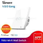 SONOFF T0 ЕС TX Wi-Fi Сенсорный настенный светильник беспроводной переключатель умный дом 123 банда голосаприложение дистанционное управление работа с Alexa Google Home работать с Алиса