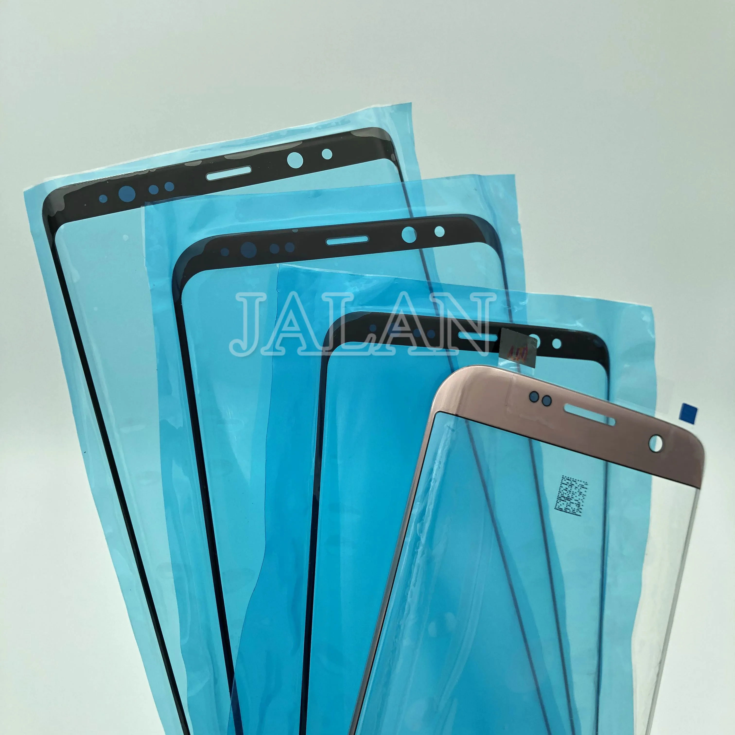 5 шт./лот перекрашенное стекло черное покрытие копия переднего стекла для Samsung S20 S8