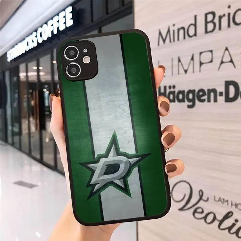 

dallas stars Phone Case Matte Transparent for iPhone 7 8 11 12 s mini pro X XS XR MAX Plus cover funda